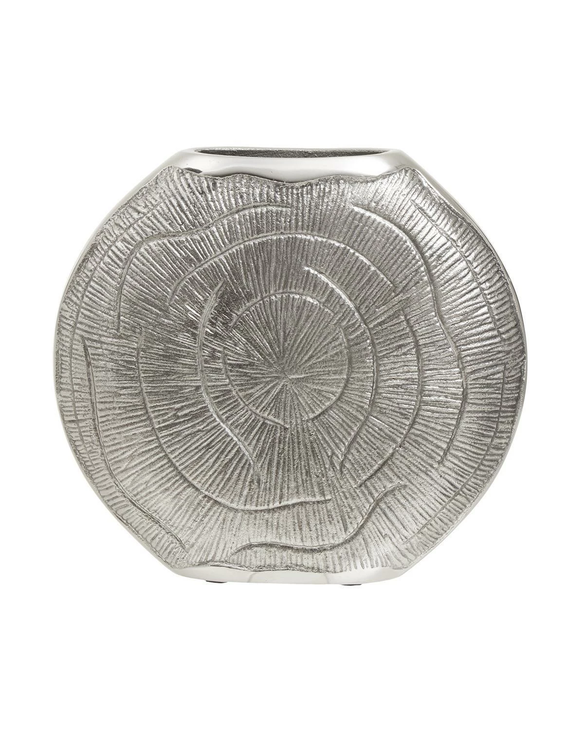 Balloch Small Oak Effect Silver Vase 5 Balloch Small Oak Effect Silver Vase - Image 3