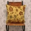 Zurich Floral Jacquard Gold Cushion Covers 18'' X 18'' 2 Zurich Floral Jacquard Gold Cushion Covers 18'' X 18'' -Ideal Shop gold 3 67f466e0 3ef1 403e ba2b 8f9b50bb086a