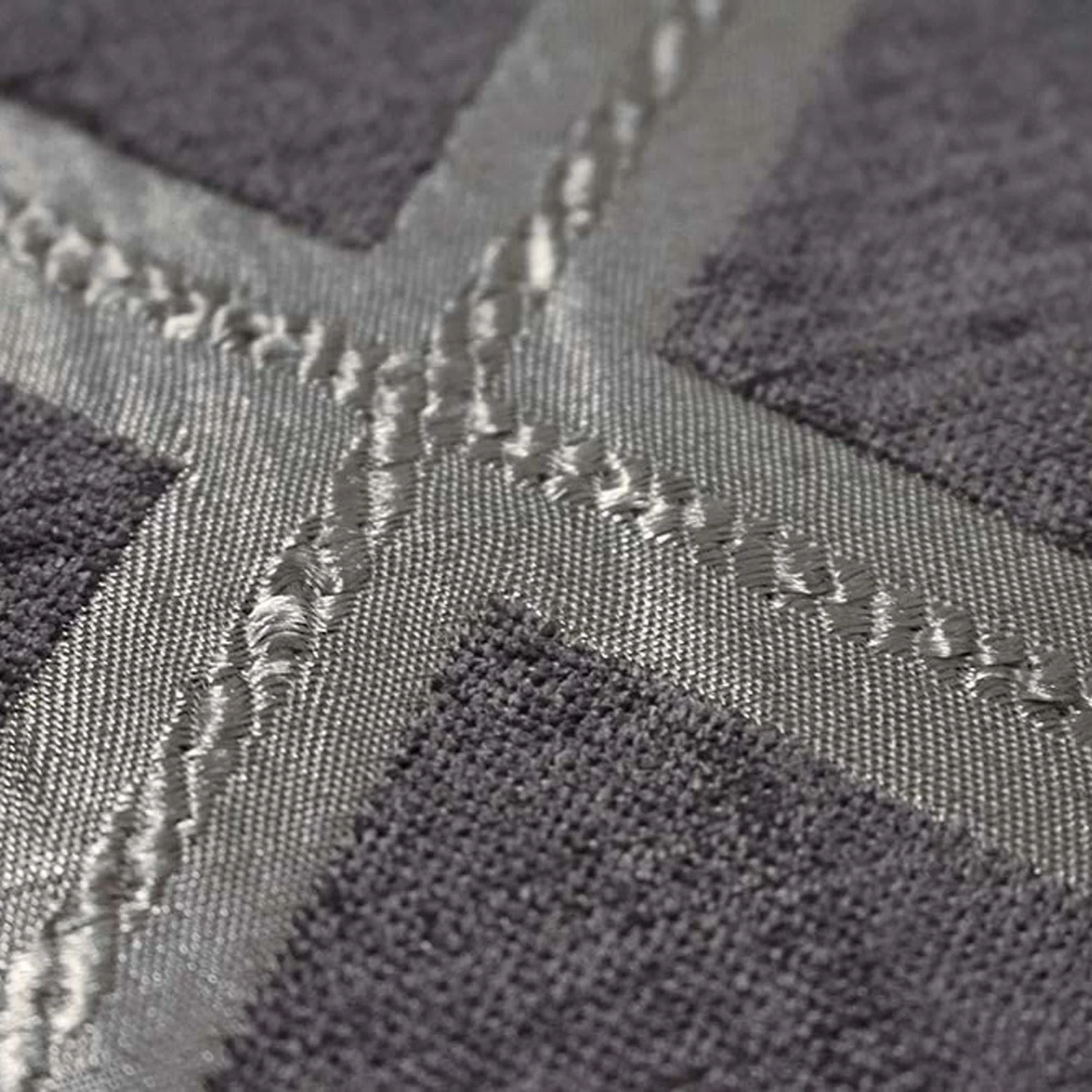 Diamond Chenille Graphite Filled Cushions 18'' X 18'' 5 Diamond Chenille Graphite Filled Cushions 18'' X 18'' - Image 3