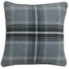 Aviemore Tartan Check Grey Filled Cushions 18'' X 18''