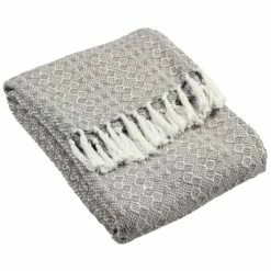 Furn Jewels Geometric Diamond Throw Grey -Ideal Shop grey 1 eee7d156 48e0 4617 a6a7 eaa8dad11b10