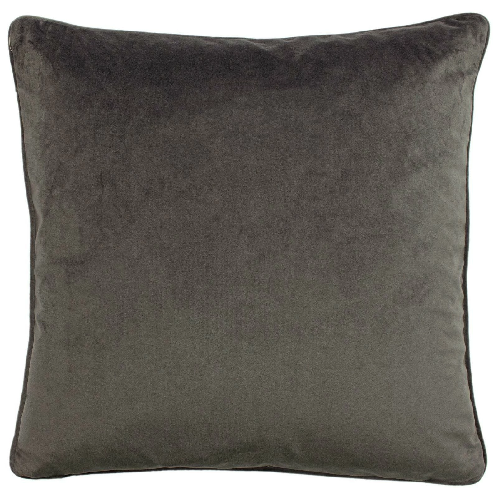 Avenue Geometric Velvet Grey Filled Cushions 18'' X 18'' 5 Avenue Geometric Velvet Grey Filled Cushions 18'' X 18'' - Image 3