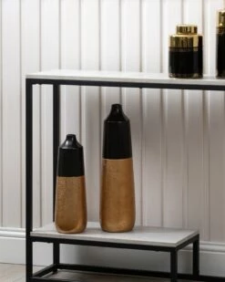 Large Gaia Gold & Black Vase -Ideal Shop group 1 fcbcca02 4c30 4087 aeed 72581f686cb8