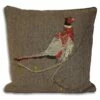 Hunter Herringbone Pheasant Brown Cushion Cover 18'' X 18'' 1 Hunter Herringbone Pheasant Brown Cushion Cover 18'' X 18'' -Ideal Shop herringbone