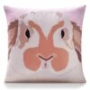 Holland Lop Velvet Cushion Cover 18" X 18"