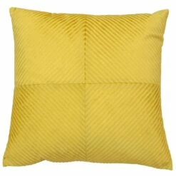 Infinity Geometric Ribbed Honey Filled Cushions 22'' X 22''