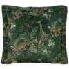 Manyara Leopard Jungle Velvet Green Filled Cushions 20'' X 20'' -Ideal Shop leopard 50 1 dd16756f 2077 44e9 bbc9 c0efb060c458
