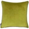 Meridian Piped Velvet Moss Green & Charcoal Filled Cushions 22'' X 22'' -Ideal Shop mosscharcoal 1 05398394 2215 4802 8650 283b7d64b976