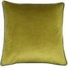 Meridian Piped Velvet Moss & Emerald Green Filled Cushions 22'' X 22'' -Ideal Shop mossemerald 1 5cdd2cc7 5022 47f7 8a08 0a0778c2d7d5