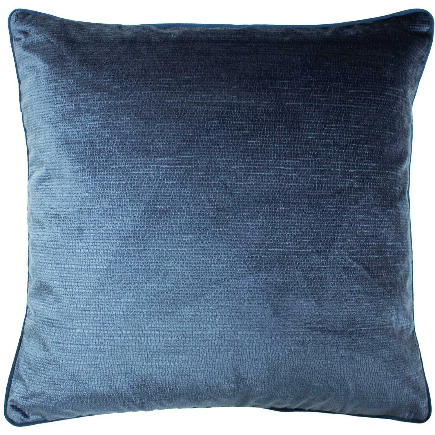 Stella Embossed Snakeskin Sheen Navy Filled Cushions 18'' X 18'' 3 Stella Embossed Snakeskin Sheen Navy Filled Cushions 18'' X 18''