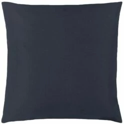 Furn Plain Navy Outdoor Cushion Cover 17" X 17"