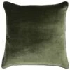 Luxe Velvet Plush Olive Cushion Covers 22'' X 22''