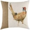 Hessian Pheasant Countryside Watercolour Print Filled Cushions 17'' X 17'' -Ideal Shop pheasant 1 90d45398 4f9b 4e4c b580 40bb7371749a