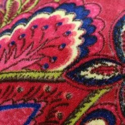 Malisa Indian Paisley Velvet Pomegranate Cushion Covers 20'' X 20'' -Ideal Shop pomegranate 2
