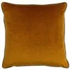 Furn Gemini Velvet Double Piped Pumpkin Cushion Cover 20'' X 20'' -Ideal Shop pumpkin 1