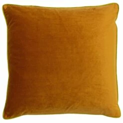 Furn Gemini Velvet Double Piped Pumpkin Cushion Cover 20'' X 20'' -Ideal Shop pumpkin 3