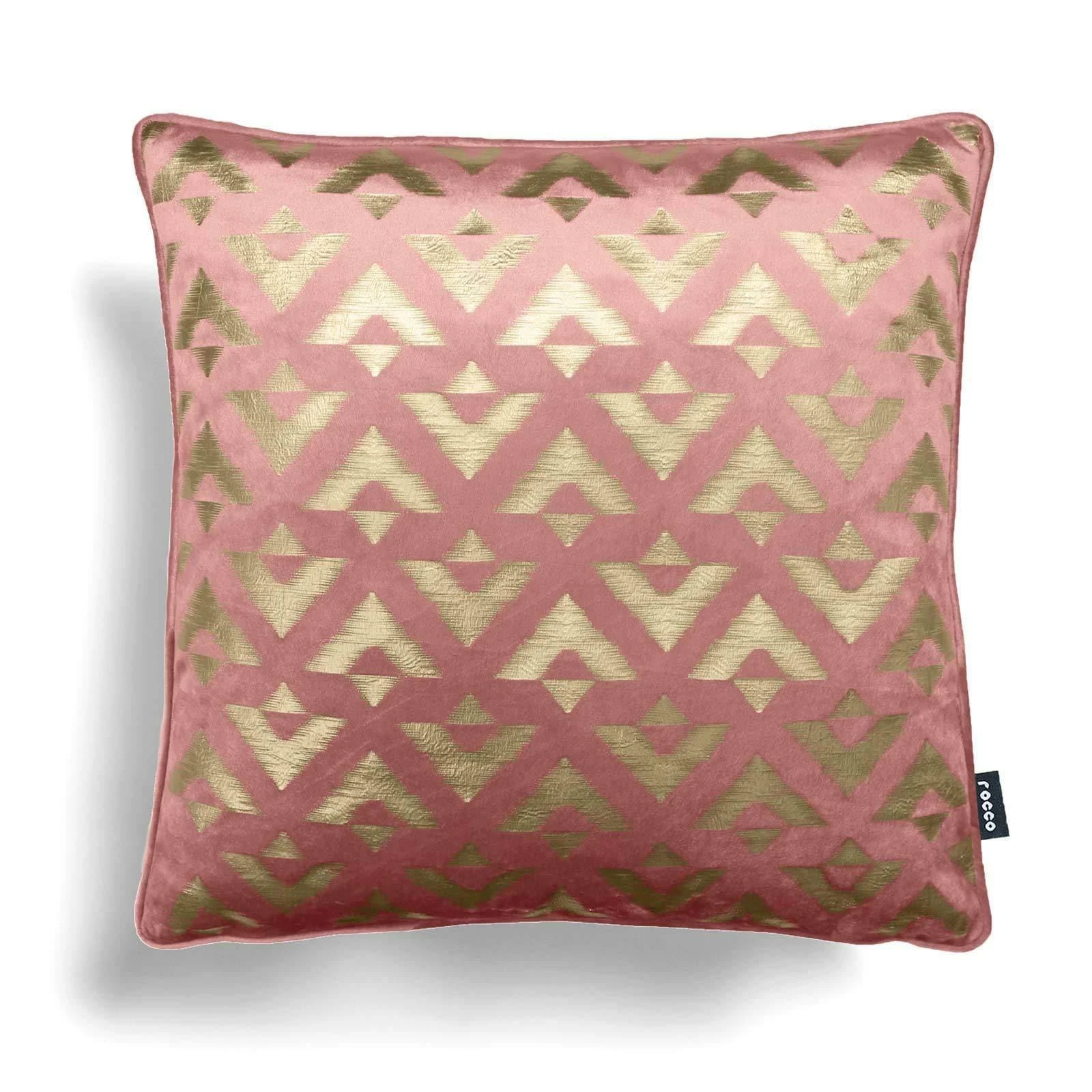 Samba Metallic Cushions Blush 17" X 17" 3 Samba Metallic Cushions Blush 17" X 17"
