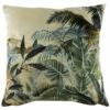 Kibale Vintage Jungle Scene Print Green Cushion Covers 17'' X 17'' -Ideal Shop scene 1