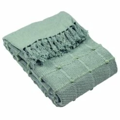 Furn Motti Woven Tufted Stripe Throw Seafoam 130cm X 180cm -Ideal Shop seafoam 1 e81521ec b1e9 4c40 8c8f 144ec65fda9c