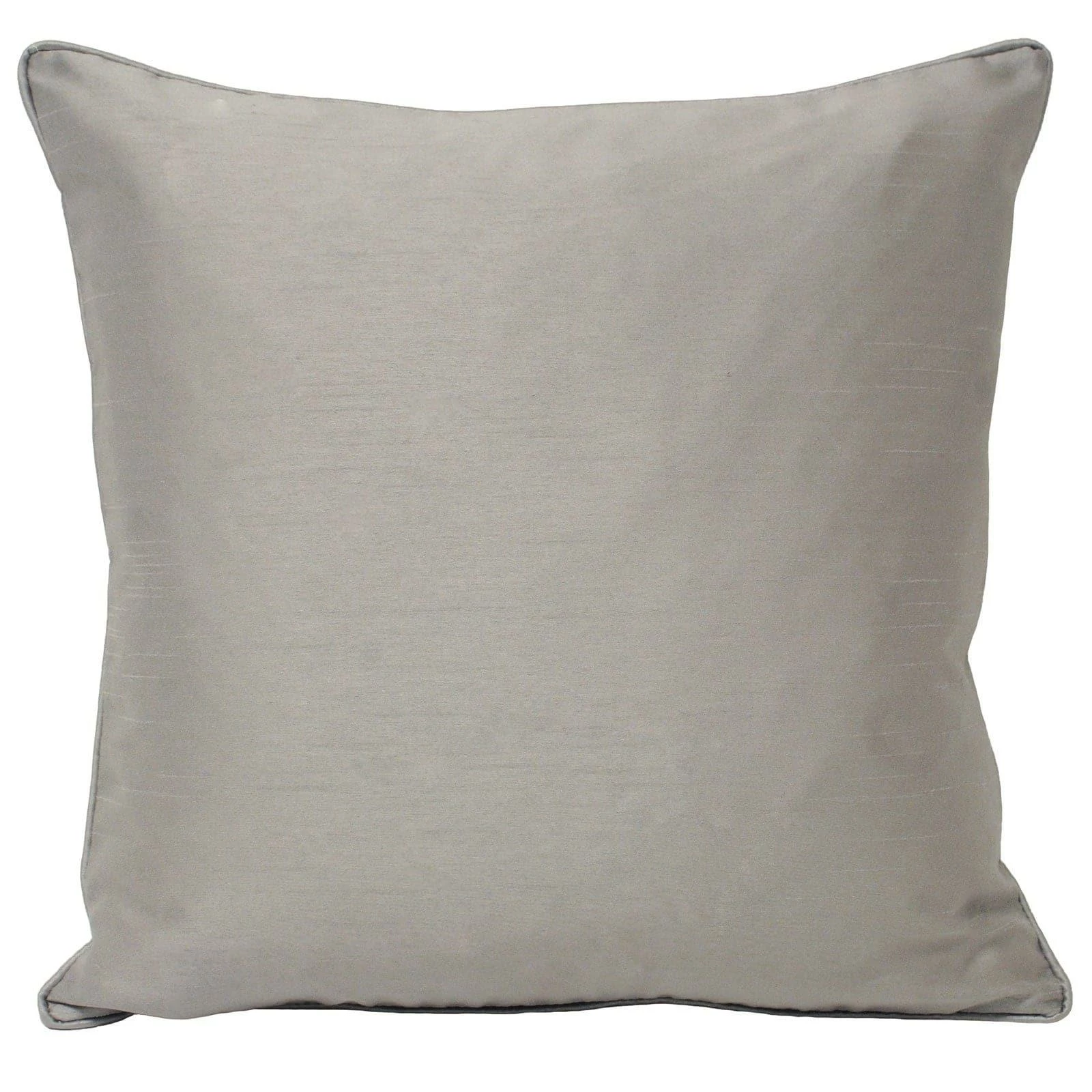 Fiji Faux Silk Steel Grey Filled Cushions 4 Fiji Faux Silk Steel Grey Filled Cushions - Image 2