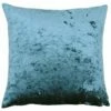 Verona Crushed Velvet Teal Cushion Covers 22'' X 22'' -Ideal Shop teal 1 5e6710cb ada6 4f96 9b01 67be317e9a8e