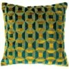 Empire Geometric Teal & Gold Filled Cushions 18'' X 18'' -Ideal Shop teal 1 73134b1f 946d 4ae1 925b 8368f24087e9