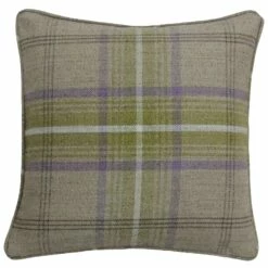 Aviemore Tartan Check Thistle Filled Cushions 18'' X 18''