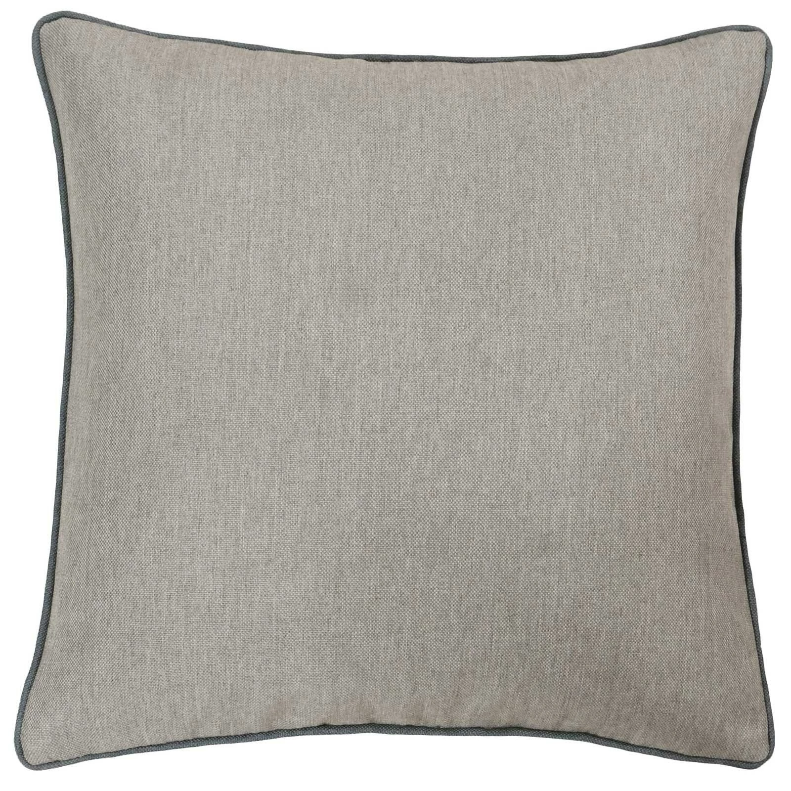 Bellucci Plain Piped Trim Tobacco Filled Cushions 18'' X 18'' 3 Bellucci Plain Piped Trim Tobacco Filled Cushions 18'' X 18''