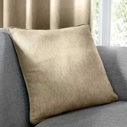 Fusion Sorbonne Plain Natural Cushion Cover 17" X 17"