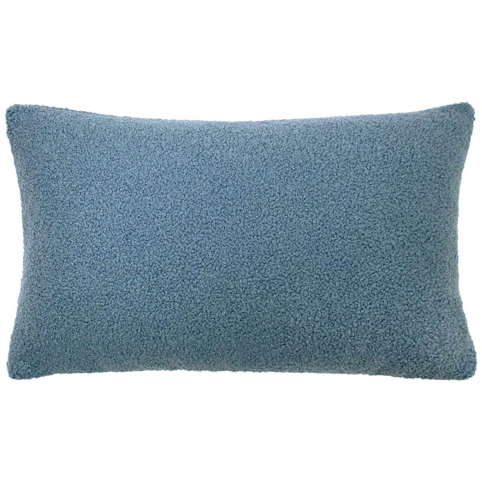 Furn Malham Shearling Fleece Wedgewood Cushion Cover 12'' X 20'' 4 Furn Malham Shearling Fleece Wedgewood Cushion Cover 12'' X 20'' - Image 2